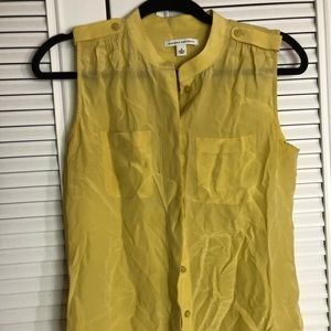 Banana Republic yellow blouse